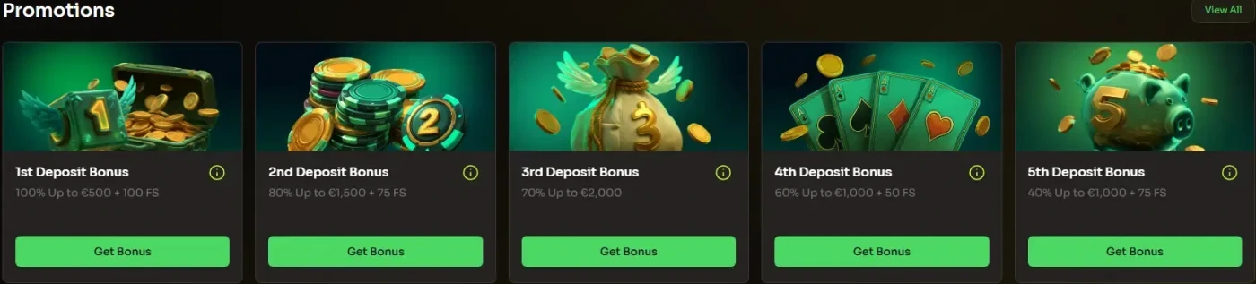 Welkomstbonus Holyluck Casino